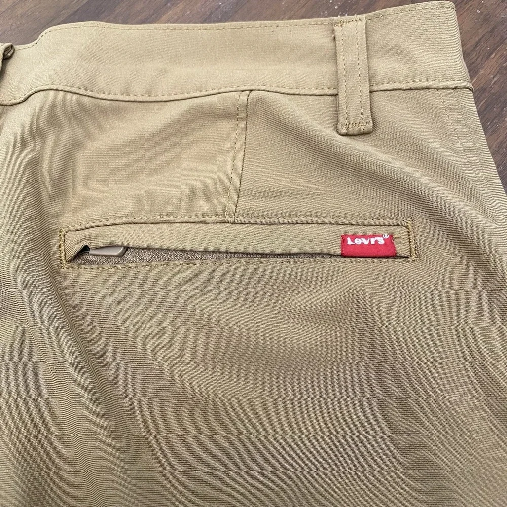 Levis XX Chino Standard Taper Pants Mens 32x30 Khaki Tan
